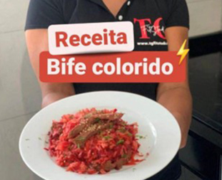 As Receitas da Sidy – Bife Colorido
